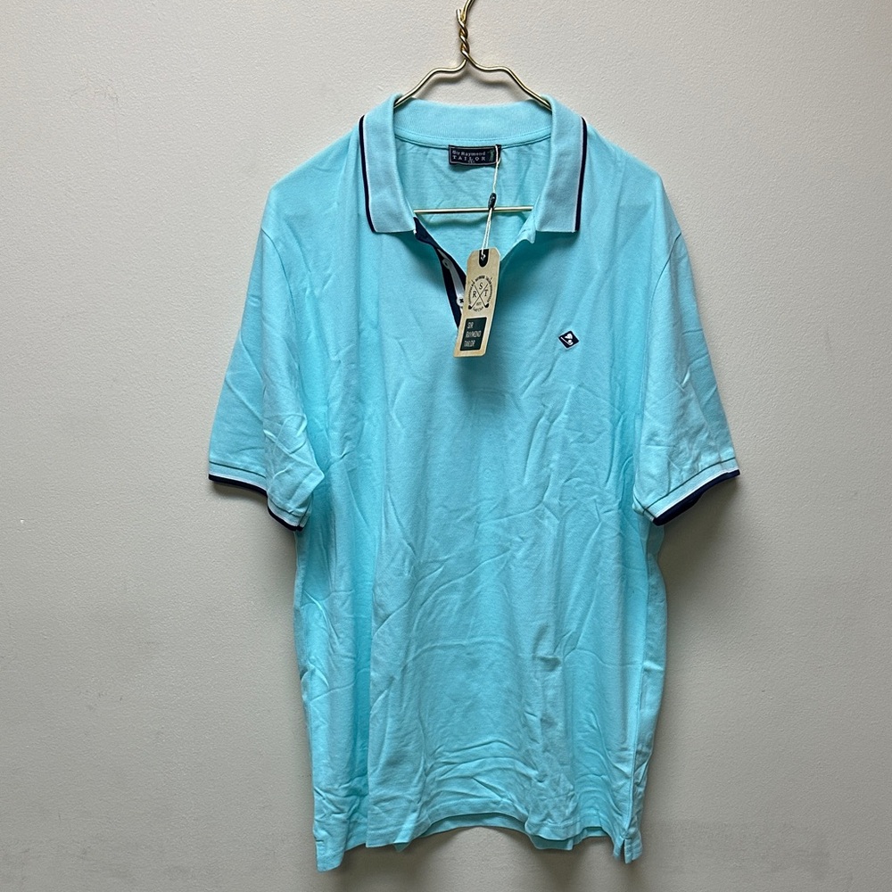 Raymond Aqua Polo Shirt